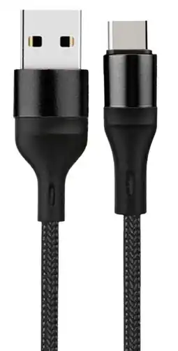 Falabella Cable USB a Tipo C Z102 Metálico Acordonado 3.5A Carga Rápida oferta