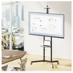 Falabella Soporte Movil para Televisor con Ruedas Plataforma Av y Estructura de Acero oferta