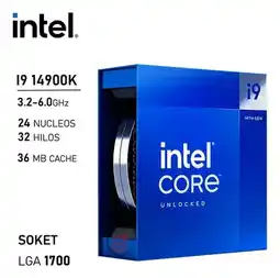 Falabella Procesador CORE i9 14900K Para Tarjeta Madre LGA1700 Rendimiento y Estabilidad oferta