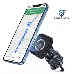 Falabella Soporte Celular Carro Rejilla Magnetico Teléfono Móvil Coche Color Negro Sansatech St-1001 oferta