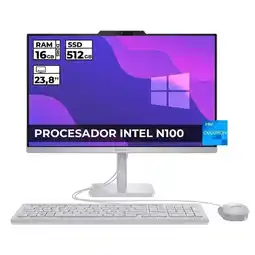Falabella TODO EN UNO PROCESADOR INTEL N100 16GB RAM 512GB SSD 24 FHD GRIS oferta