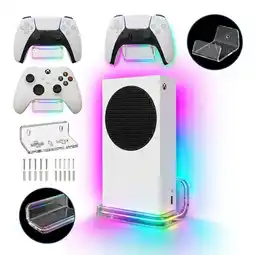 Falabella Soporte de Pared HangerTech Compatible con PS5 + 2 Bases de Control + LED RGB oferta