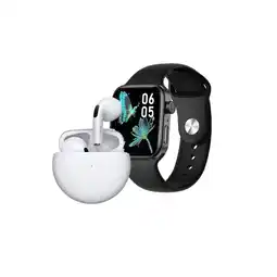 Falabella Combo Reloj Inteligente Smartwatch Con Audífonos Inalámbricos oferta