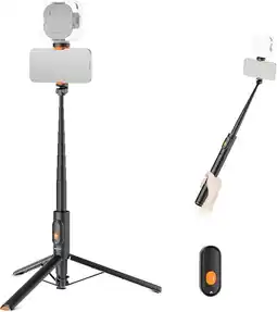 Falabella Trípode selfie stick de 147 centímetros compatible con Smartphones, con control remoto oferta