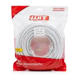 Falabella Cable De Red Ethernet Utp 30 Metros Blanco oferta
