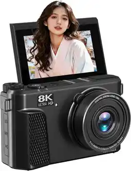 Falabella Cámara Digital 8K 88MP WiFi Zoom 18x oferta