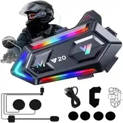 Falabella Intercomunicadores Y10-2X para motociclista con bluetooth y audífonos 2 unidades oferta
