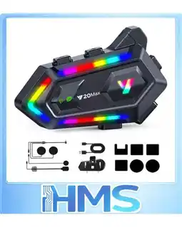 Falabella Intercomunicador Para Casco Moto Y20 Max Negro Rgb oferta