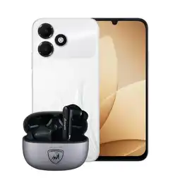 Falabella Celular A6c 128GB 4GB Ram Blanco + Obsequio Audifonos Lamborghini oferta