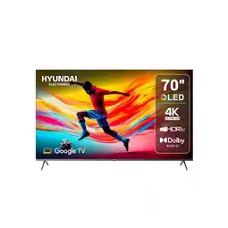 Falabella Televisor 70 Smart Google TV QLED HYLED7007QG oferta