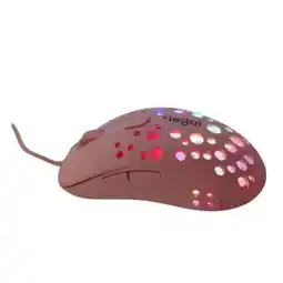Falabella Mouse Gamer Alámbrico Rosa 3200 Dpi 6 Botones Ergonómico Iluminación Led Rgb Weibo oferta