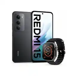 Falabella Celular Redmi 15 4G 128GB 6GB Negro + Smartwatch oferta