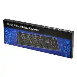 Falabella Teclado Conexión Usb Plug And Play, Tj-818 Negro oferta