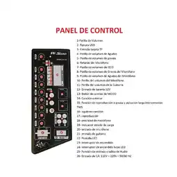 Falabella Cabina Amplificada Portátil PK Sound PK-59 Bluetooth USB TF con Luces LED oferta