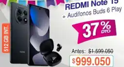 Alkosto Play - redmi note 13 + audifonos buds 6 oferta