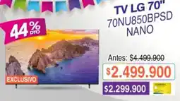 Alkosto Lg - tv 70 70nu850bpsd nano oferta
