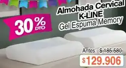 Alkosto Almohada cervical gel espuma memory oferta