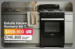Easy Haceb - estufa romero 50-t oferta