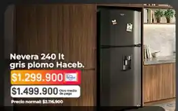 Easy Haceb - nevera 240 it oferta