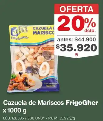 Cazuela de Mariscos FrigoGher