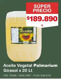 Makro Palmarium Aceite Vegetal Girasol oferta