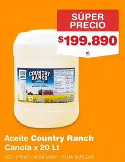 Makro Aceite Country Ranch Canola oferta