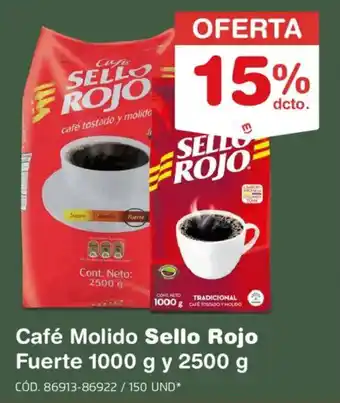Makro Café Molido Sello Rojo oferta