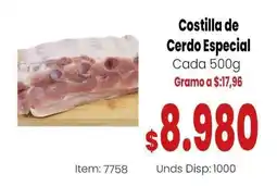 MercaTodo Costilla de Cerdo Especial oferta