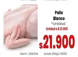 MercaTodo Pollo Blanco oferta