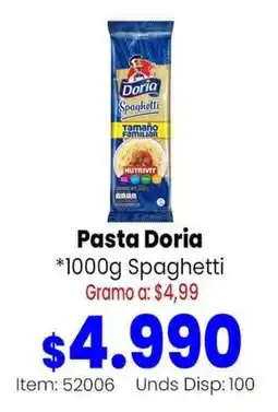 MercaTodo Doria spaghetti oferta