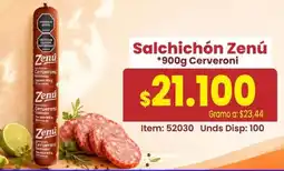 MercaTodo Salchichón Zenú oferta