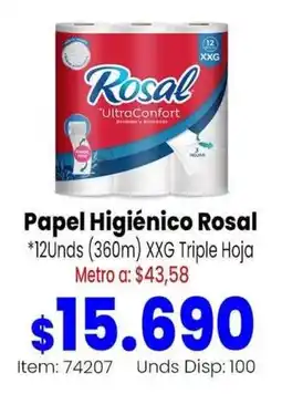 MercaTodo Rosal papel higiénico oferta