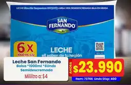 MercaTodo Leche San Fernando oferta