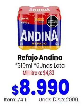 MercaTodo Andina Refajo oferta