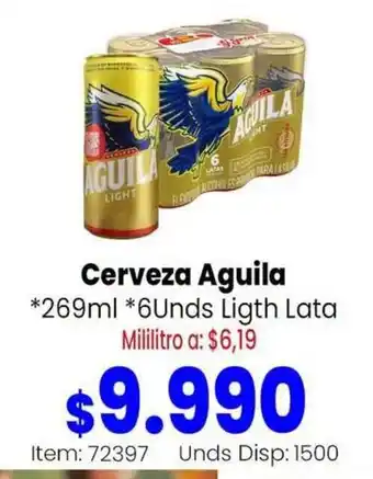 MercaTodo Cerveza Aguila oferta