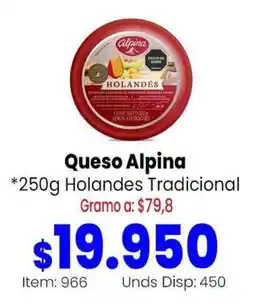 MercaTodo Queso Alpina Holandes Tradicional oferta