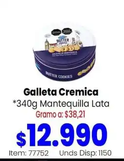 MercaTodo Butter Cookies Galleta Cremica oferta