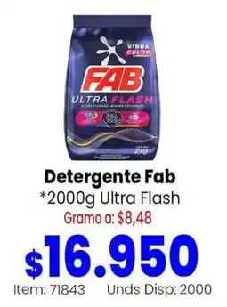 MercaTodo Fab detergente ultra flash oferta