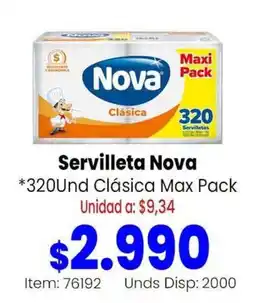 MercaTodo Nova servilleta clásica oferta