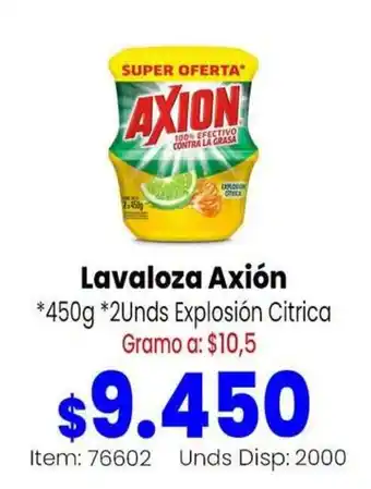 MercaTodo Lavaloza Axión oferta