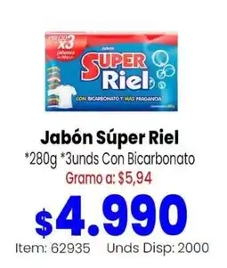 MercaTodo Jabón Súper Riel oferta