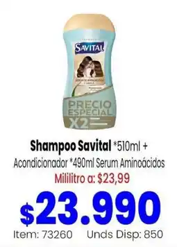 MercaTodo Shampoo Savital oferta