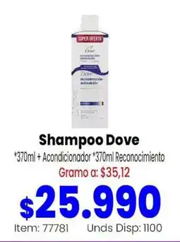 MercaTodo Shampoo Dove oferta
