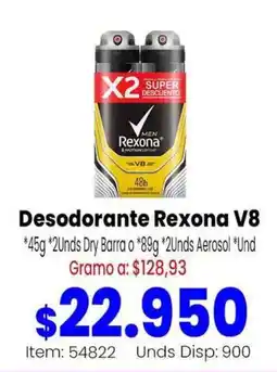 MercaTodo Rexona desodorante v8 oferta