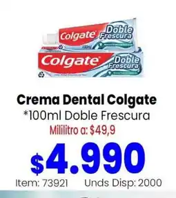 MercaTodo Colgate Crema Dental Doble Frescura oferta