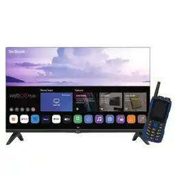 Falabella Televisor 43″ X4310FHDW HD Smart TV WebOs + Celular Tipo CAT Rompemuros oferta