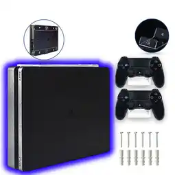 Falabella Soporte de Pared HangerTech Compatible con PS4 Pro + 2 Bases de Control + Kit LED RGB oferta