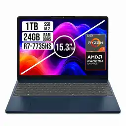Falabella PORTÁTIL IDEAPAD SLIM 3 15ARP10 / AMD RYZEN 7 7735HS / 24GB DDR5 / 1TB SSD / 15.3 WUXGA IPS oferta