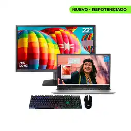 Falabella PORTÁTIL INSPIRON INTEL CORE I5 - 32GB RAM 1TB SSD 15.6 FHD IPS 120HZ + COMBO 2-1 + MONITOR oferta
