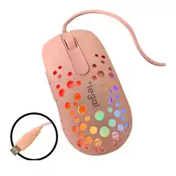 Falabella Mouse Ratón Gamer Weibo WB-905 Rosa 6 Botones Iluminación Rgb Led 3200 Dpi Usb 2.0 oferta